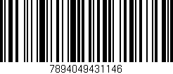Código de barras (EAN, GTIN, SKU, ISBN): '7894049431146'