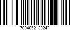 Código de barras (EAN, GTIN, SKU, ISBN): '7894052138247'