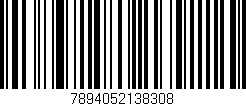 Código de barras (EAN, GTIN, SKU, ISBN): '7894052138308'