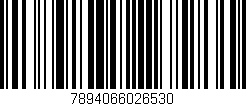 Código de barras (EAN, GTIN, SKU, ISBN): '7894066026530'