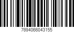 Código de barras (EAN, GTIN, SKU, ISBN): '7894066043155'