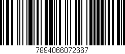 Código de barras (EAN, GTIN, SKU, ISBN): '7894066072667'