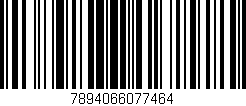Código de barras (EAN, GTIN, SKU, ISBN): '7894066077464'