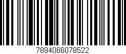 Código de barras (EAN, GTIN, SKU, ISBN): '7894066078522'