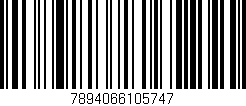 Código de barras (EAN, GTIN, SKU, ISBN): '7894066105747'