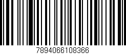 Código de barras (EAN, GTIN, SKU, ISBN): '7894066108366'