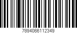 Código de barras (EAN, GTIN, SKU, ISBN): '7894066112349'