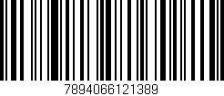Código de barras (EAN, GTIN, SKU, ISBN): '7894066121389'