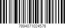 Código de barras (EAN, GTIN, SKU, ISBN): '7894071024576'