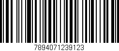 Código de barras (EAN, GTIN, SKU, ISBN): '7894071239123'
