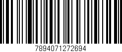Código de barras (EAN, GTIN, SKU, ISBN): '7894071272694'
