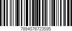 Código de barras (EAN, GTIN, SKU, ISBN): '7894078723595'