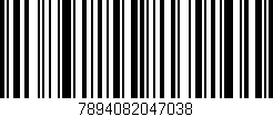 Código de barras (EAN, GTIN, SKU, ISBN): '7894082047038'