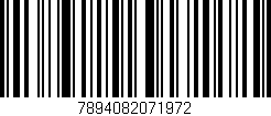 Código de barras (EAN, GTIN, SKU, ISBN): '7894082071972'