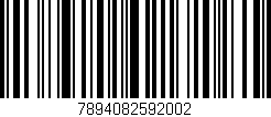 Código de barras (EAN, GTIN, SKU, ISBN): '7894082592002'