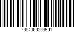 Código de barras (EAN, GTIN, SKU, ISBN): '7894083386501'