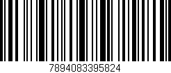 Código de barras (EAN, GTIN, SKU, ISBN): '7894083395824'