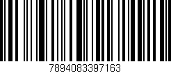Código de barras (EAN, GTIN, SKU, ISBN): '7894083397163'