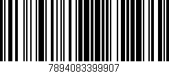 Código de barras (EAN, GTIN, SKU, ISBN): '7894083399907'