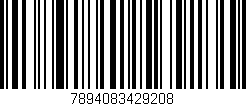 Código de barras (EAN, GTIN, SKU, ISBN): '7894083429208'