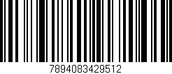 Código de barras (EAN, GTIN, SKU, ISBN): '7894083429512'