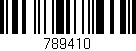 Código de barras (EAN, GTIN, SKU, ISBN): '789410'