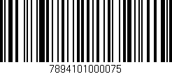 Código de barras (EAN, GTIN, SKU, ISBN): '7894101000075'