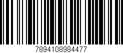 Código de barras (EAN, GTIN, SKU, ISBN): '7894108984477'
