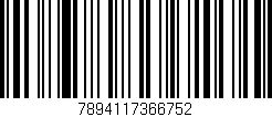 Código de barras (EAN, GTIN, SKU, ISBN): '7894117366752'