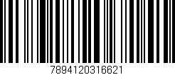 Código de barras (EAN, GTIN, SKU, ISBN): '7894120316621'