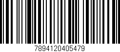 Código de barras (EAN, GTIN, SKU, ISBN): '7894120405479'
