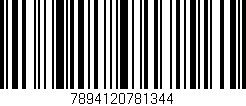 Código de barras (EAN, GTIN, SKU, ISBN): '7894120781344'