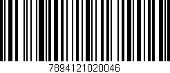 Código de barras (EAN, GTIN, SKU, ISBN): '7894121020046'