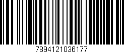 Código de barras (EAN, GTIN, SKU, ISBN): '7894121036177'