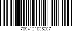 Código de barras (EAN, GTIN, SKU, ISBN): '7894121036207'