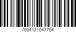 Código de barras (EAN, GTIN, SKU, ISBN): '7894121047784'