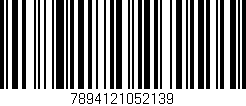 Código de barras (EAN, GTIN, SKU, ISBN): '7894121052139'