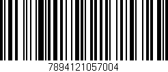 Código de barras (EAN, GTIN, SKU, ISBN): '7894121057004'