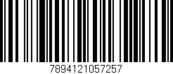 Código de barras (EAN, GTIN, SKU, ISBN): '7894121057257'