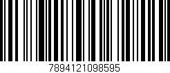 Código de barras (EAN, GTIN, SKU, ISBN): '7894121098595'