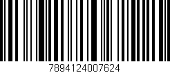 Código de barras (EAN, GTIN, SKU, ISBN): '7894124007624'