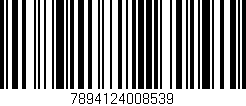 Código de barras (EAN, GTIN, SKU, ISBN): '7894124008539'