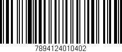 Código de barras (EAN, GTIN, SKU, ISBN): '7894124010402'