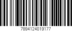 Código de barras (EAN, GTIN, SKU, ISBN): '7894124019177'