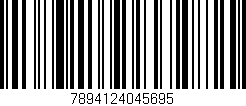 Código de barras (EAN, GTIN, SKU, ISBN): '7894124045695'