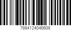 Código de barras (EAN, GTIN, SKU, ISBN): '7894124046609'