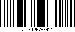 Código de barras (EAN, GTIN, SKU, ISBN): '7894126756421'