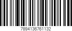 Código de barras (EAN, GTIN, SKU, ISBN): '7894136761132'