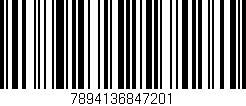 Código de barras (EAN, GTIN, SKU, ISBN): '7894136847201'