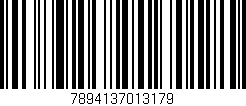 Código de barras (EAN, GTIN, SKU, ISBN): '7894137013179'